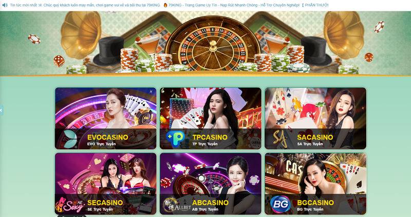 Chơi casino trực tuyến 79King - Rinh ngay hàng ngàn giải thưởng